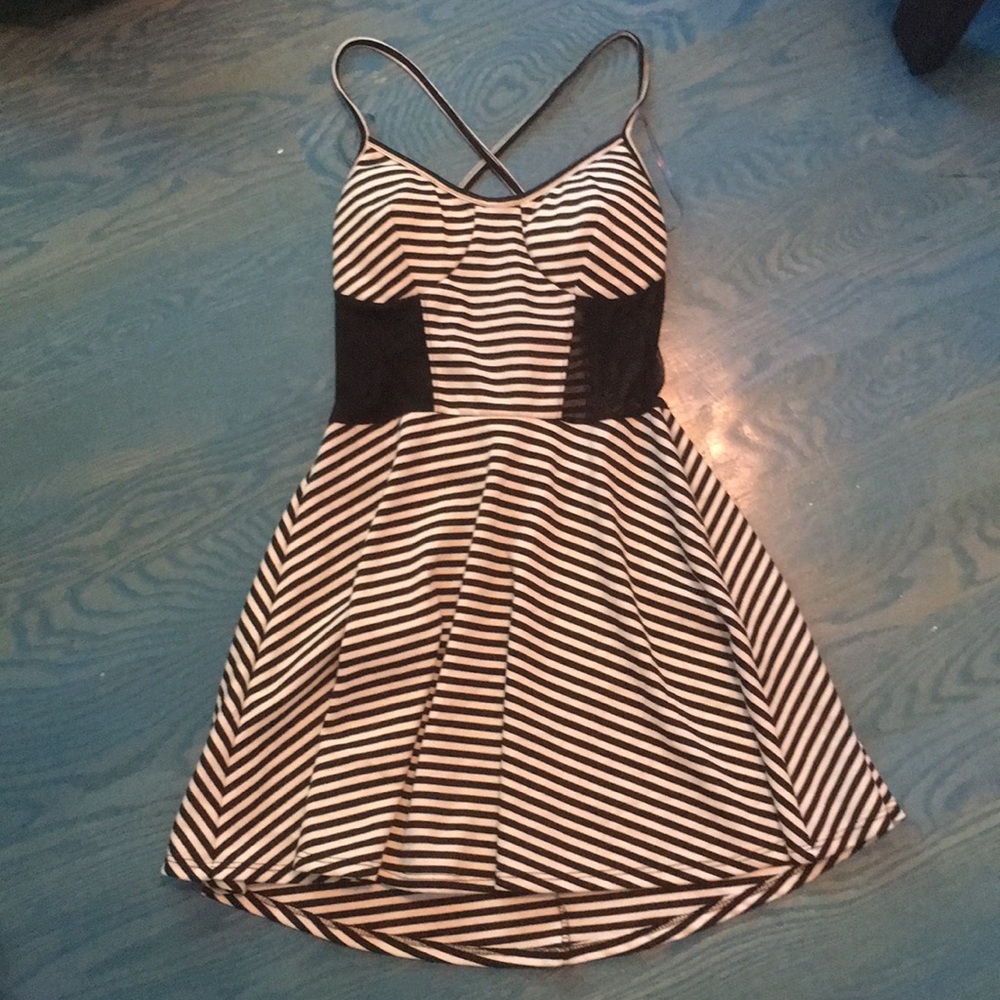 Black & White Stripe Dress